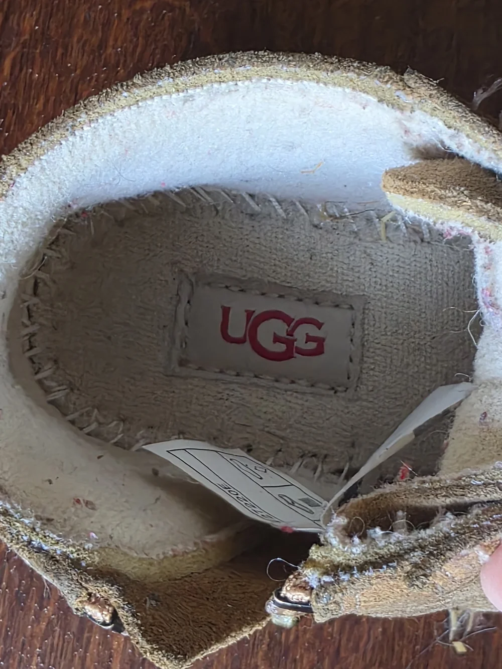UGG Toddler Kristjan Chukka Suede Boots Tan Pink Size 7